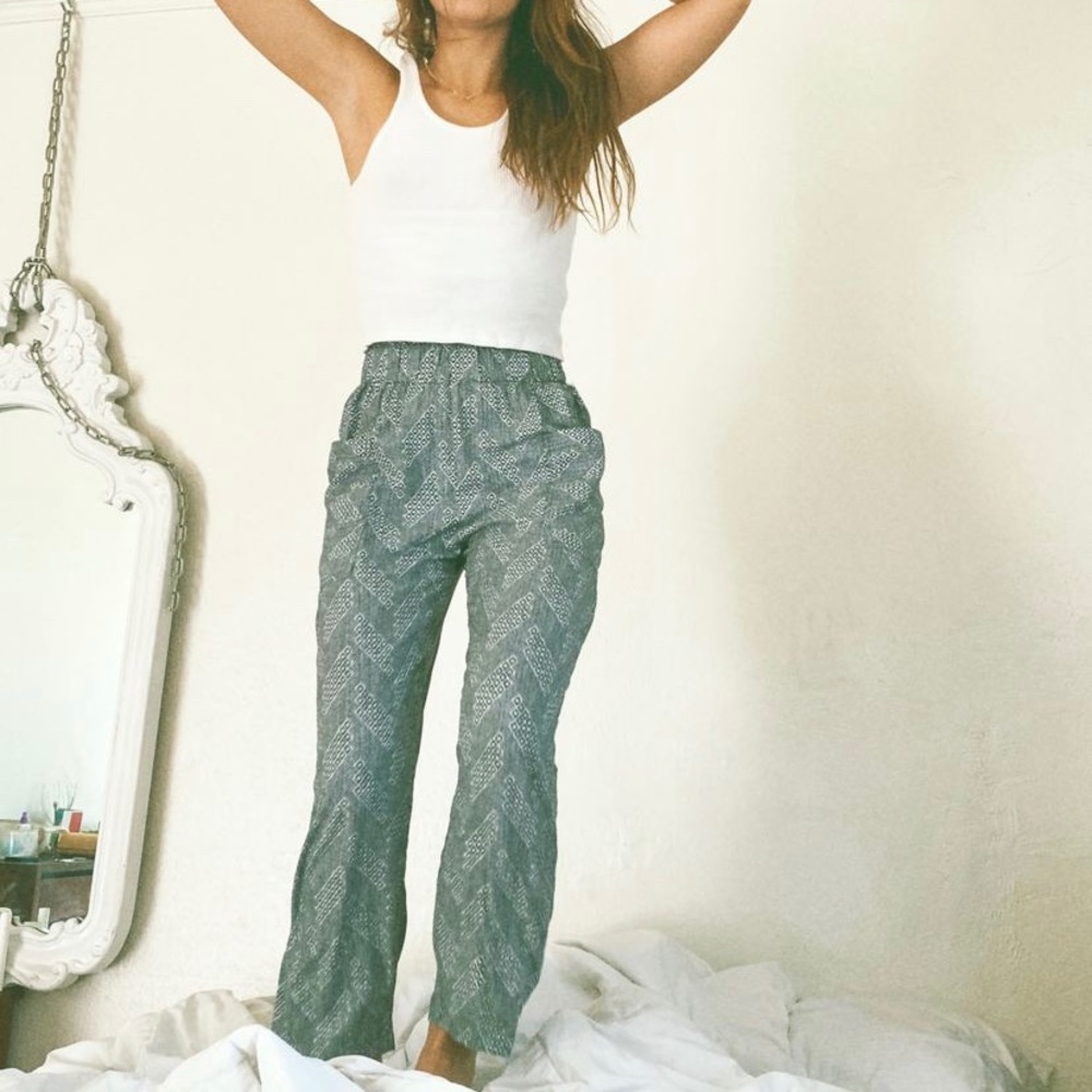 UO Cottage Printed Pull On Pant